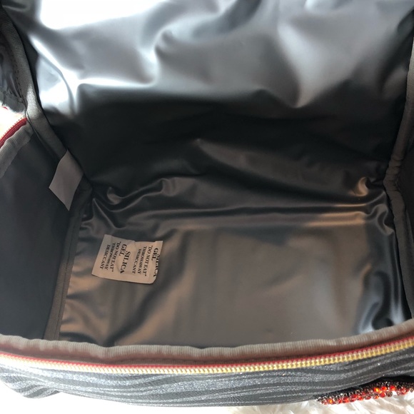 Betsey Johnson Lunch Tote zebra stripe valentine - Picture 6 of 8